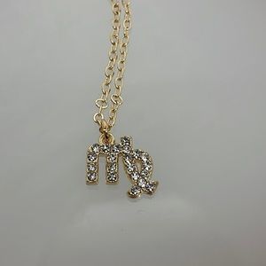 Virgo zodiac necklace